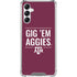 Texas A&M University Gig Em Aggies Galaxy A15 5G Clear Case